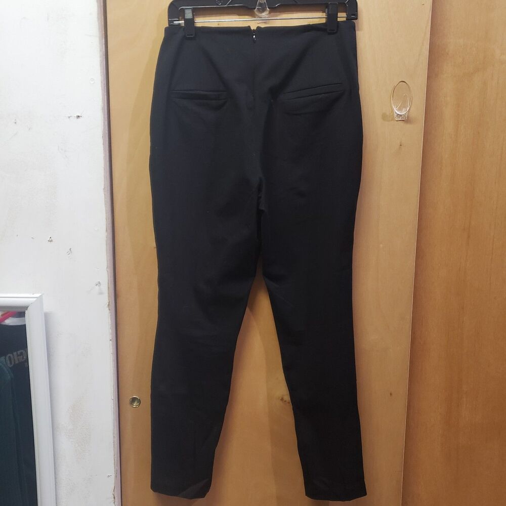 Lysse Women’s Solid Black Pull On Stretch Pants Sz M JJJ EXCELLENT CONDITION! - Picture 2 of 5
